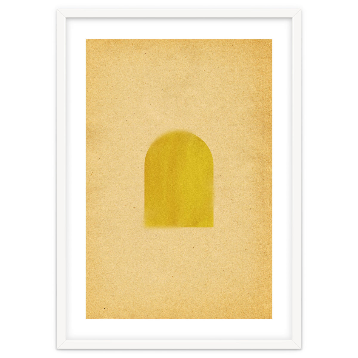 Minimaist acid mustard arch