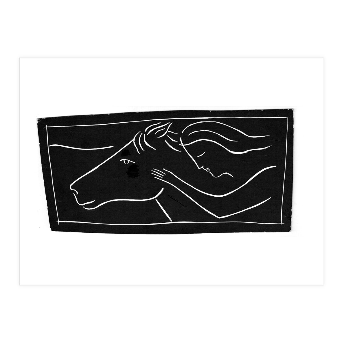 Woman On Horse (Print Only)