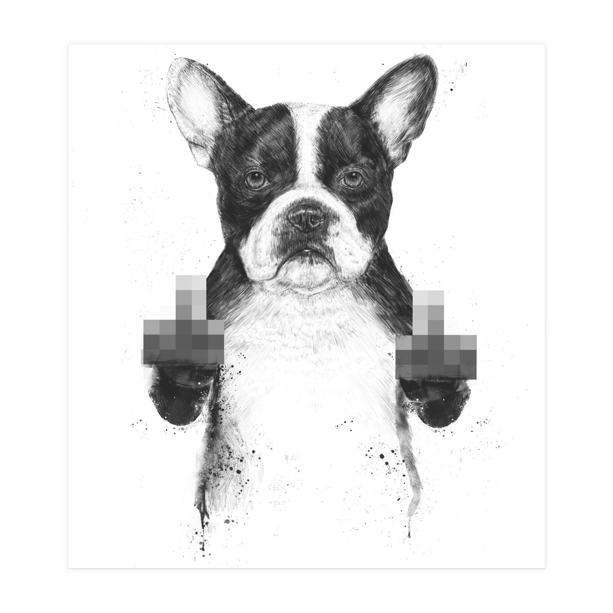 Censored Dog (Print Only)