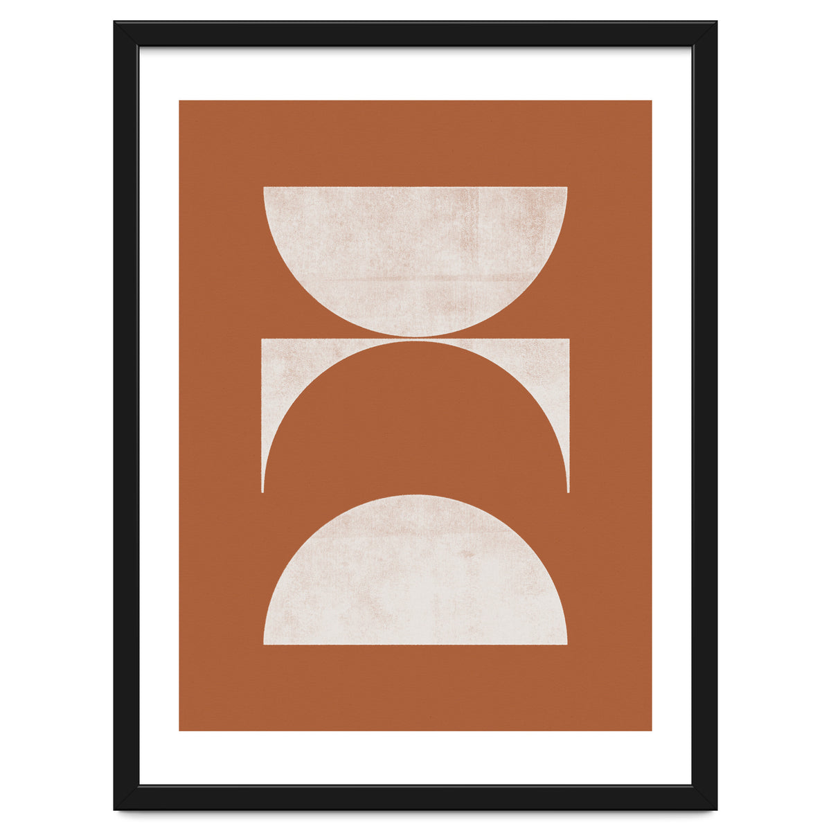 Mid-Century Modern No.21 - Woodblock Print
