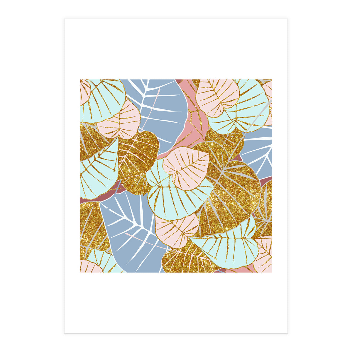 Floral Gold (Print Only)