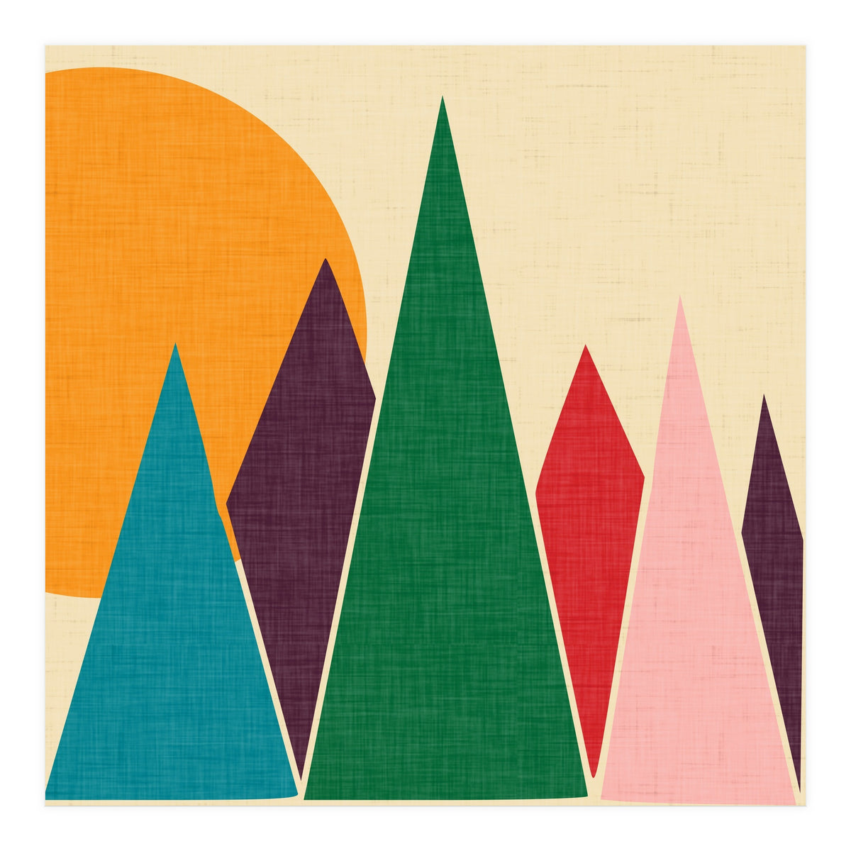 Wondering Solar Mountain  (Print Only)