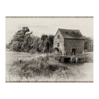 Hartpury Mill In Sepia  (Print Only)