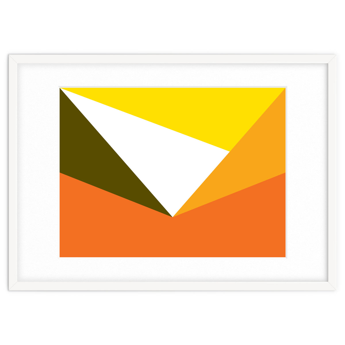Geometric Shapes No. 58 - yellow & orange
