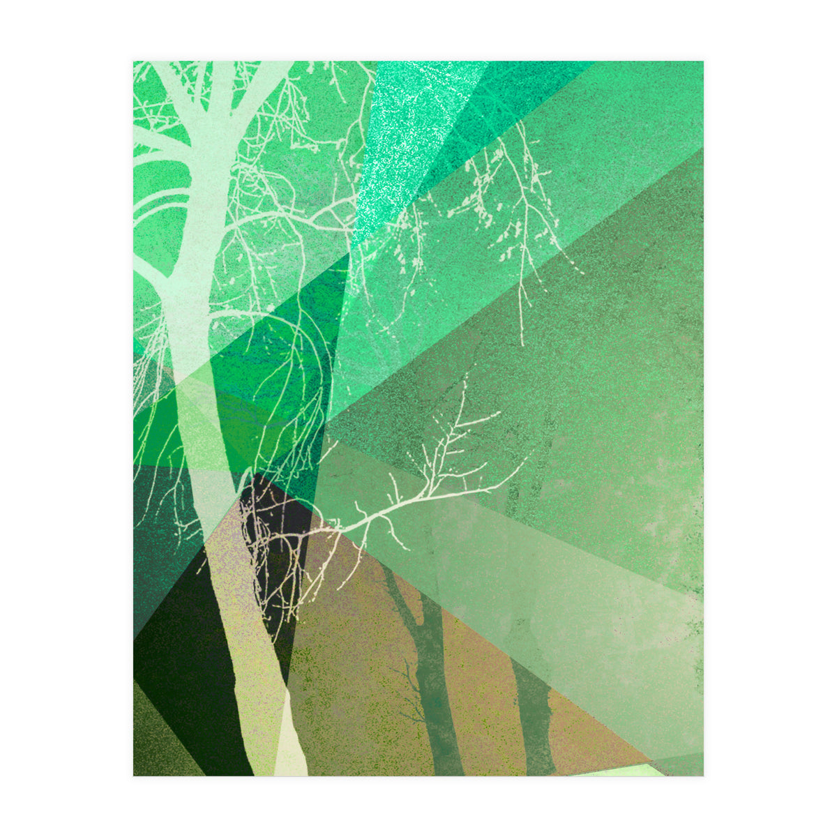 P22-B6 Trees And Triangles (Print Only)