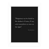 Happiness Can Be Found Dumbledore Quote (Print Only) thumbnail