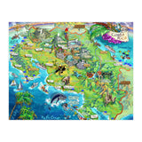 Costa Rica Map Illustration (Print Only) thumbnail