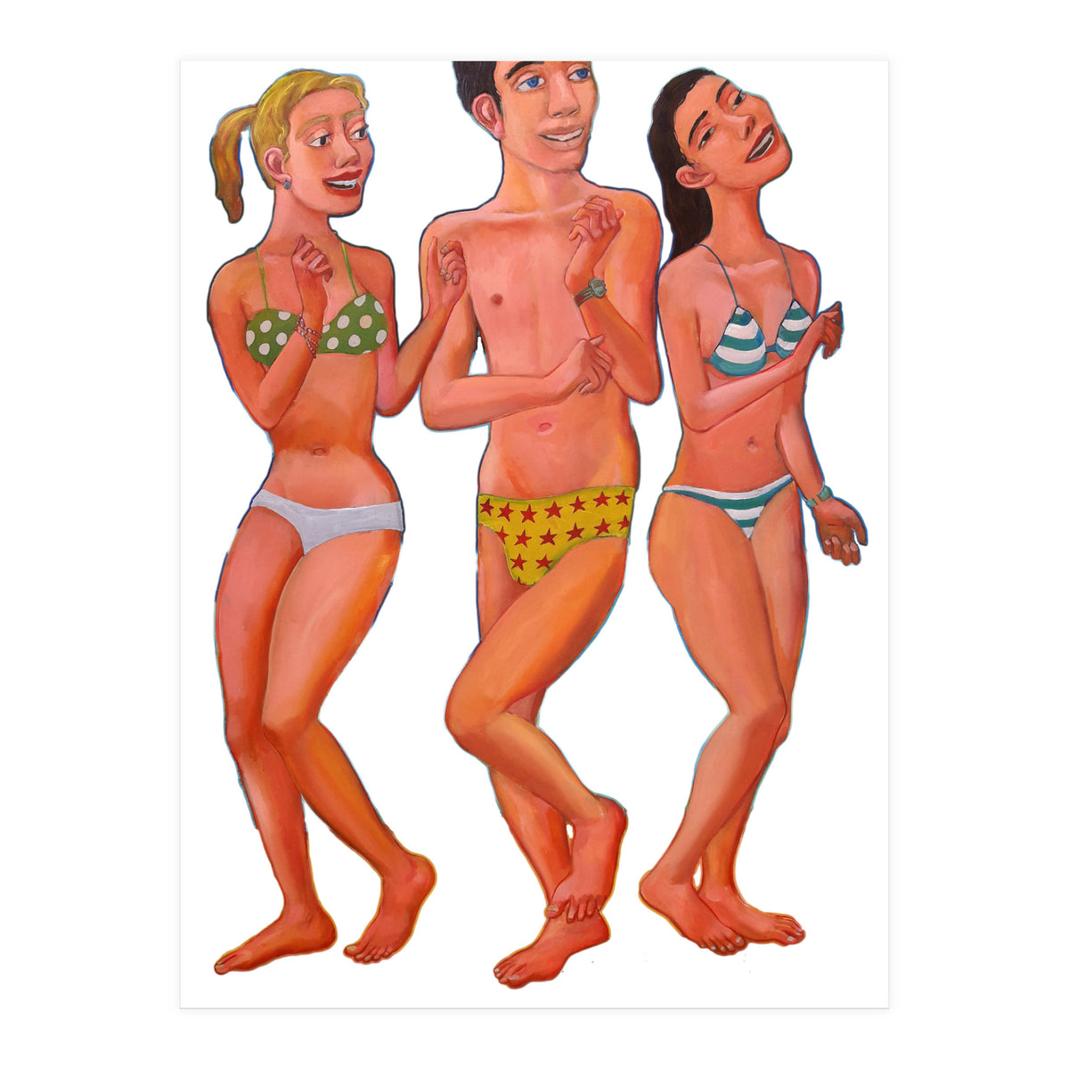 Bailando En La Playa 7 (Print Only)