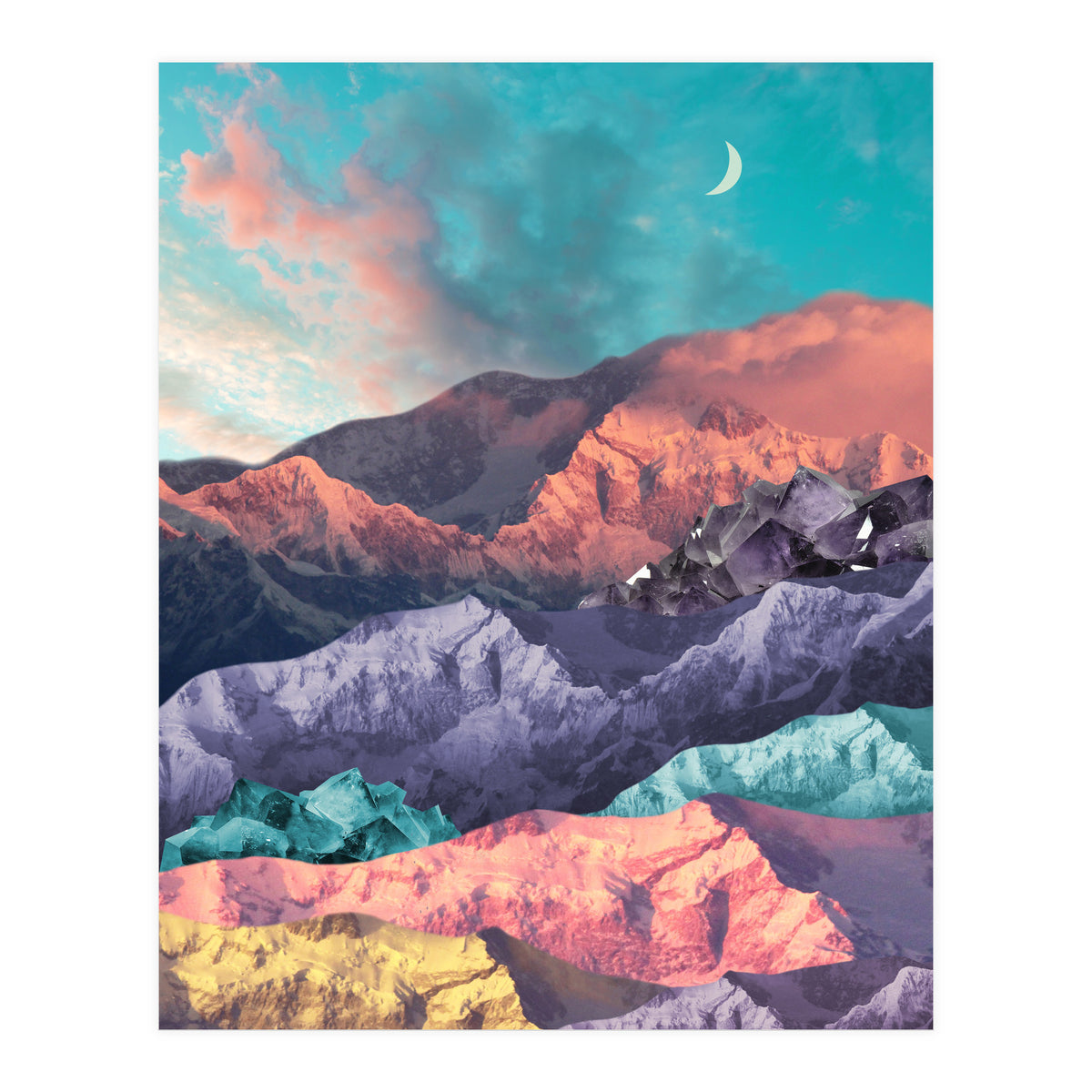 Moon Mountains (Print Only)
