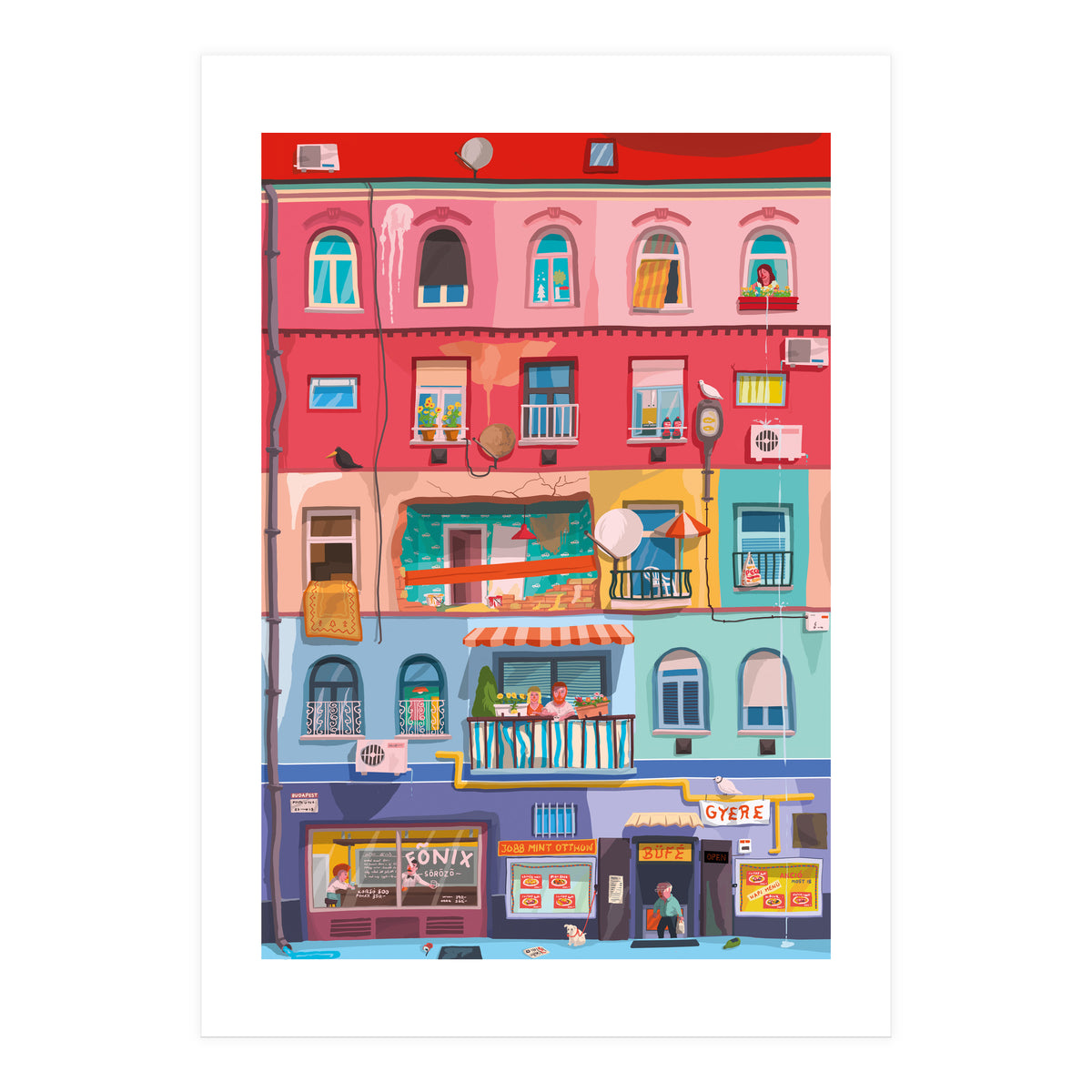 Frontage Budapest (Print Only)