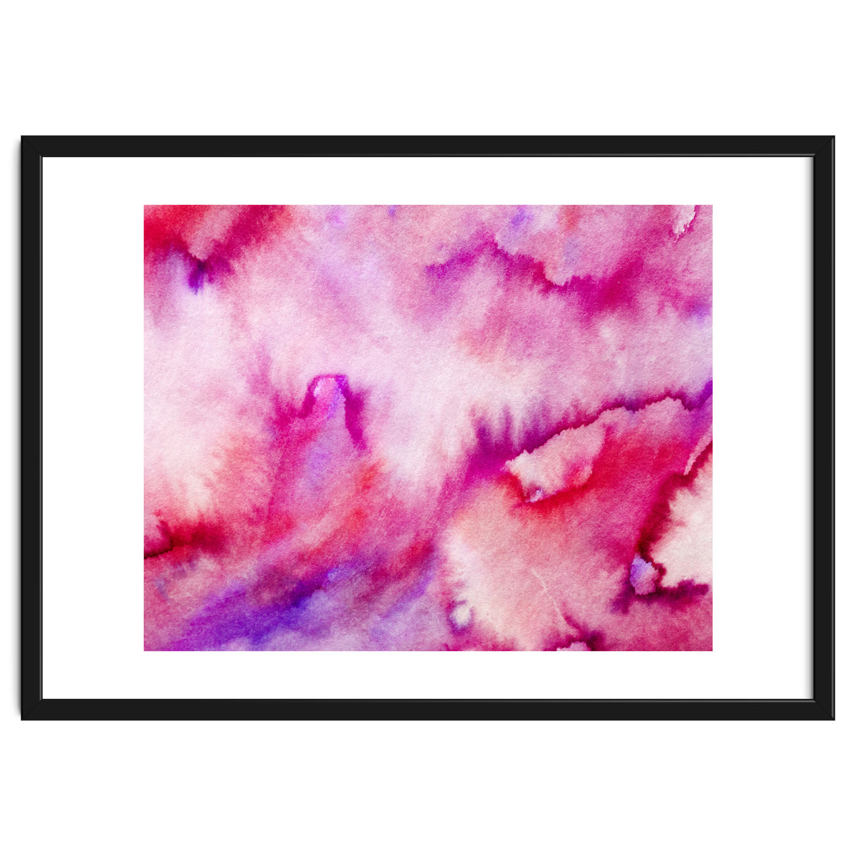Watercolor magenta tie-dye