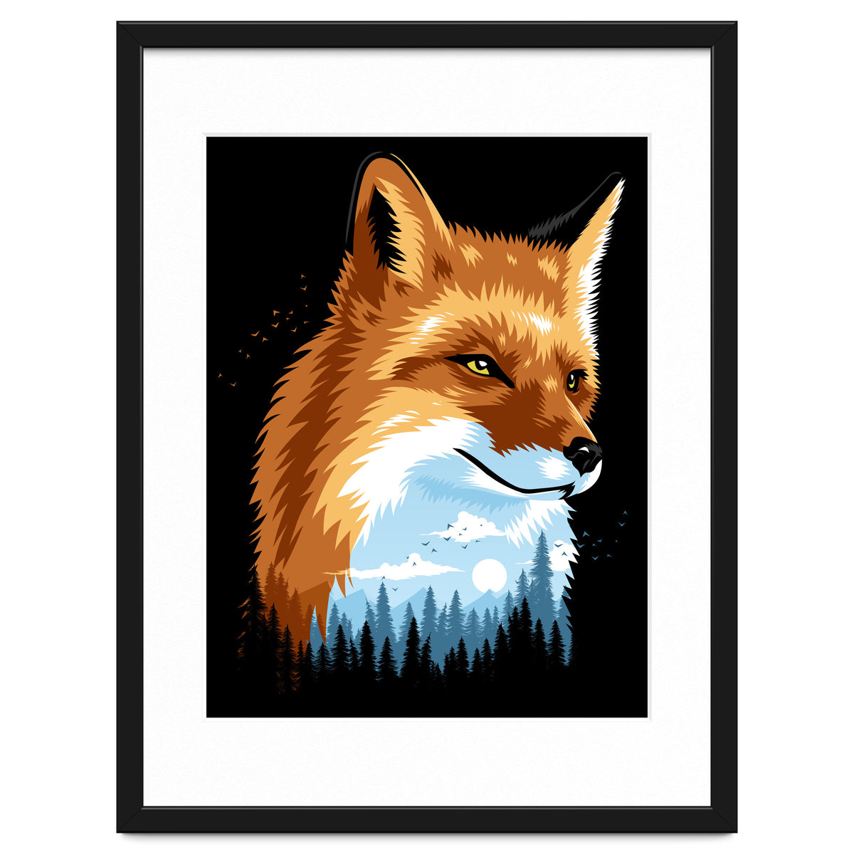 Fox Colors Forest