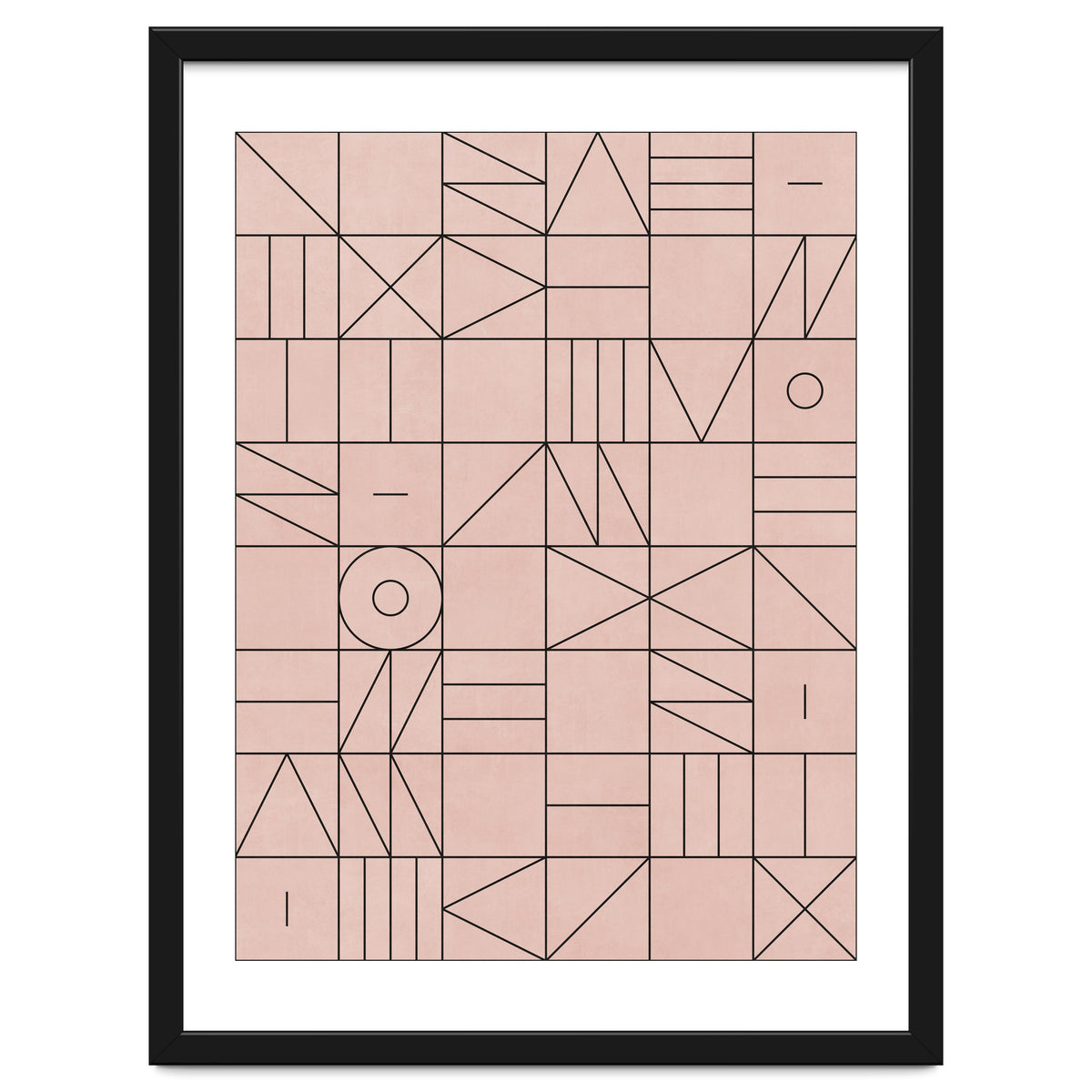 My Favorite Geometric Patterns No.2 - Pale Pink