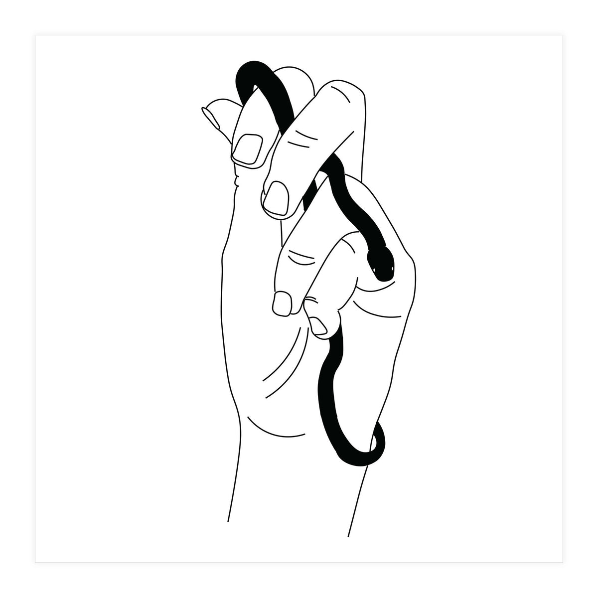 Snake Palm (Print Only)