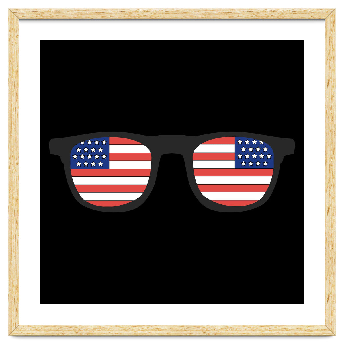 4th Of July, USA Glasses.