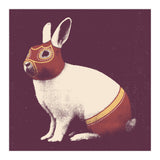 Rabbit Wrestler Square (Print Only) thumbnail