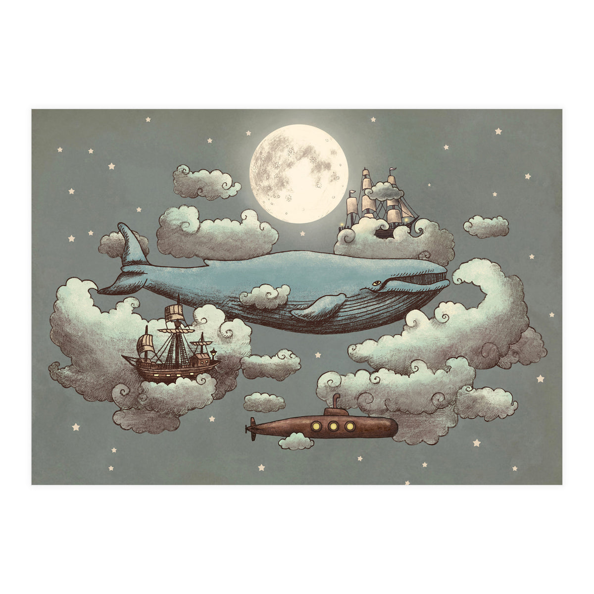 Ocean Meets Sky (Print Only)