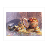 Sunny still life with straw (Print Only) thumbnail