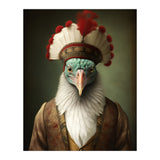 Turkey Designer Fashion Realistic Portrait Painting (Print Only) thumbnail