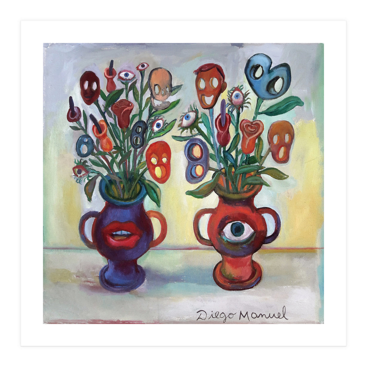 Dos Floreros (Print Only)