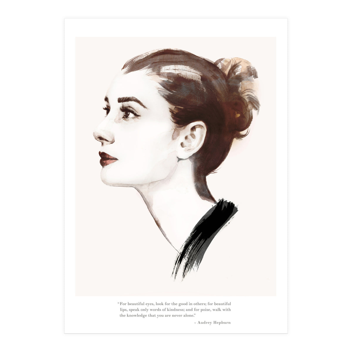 Audrey Hepburn, Quote (Print Only)