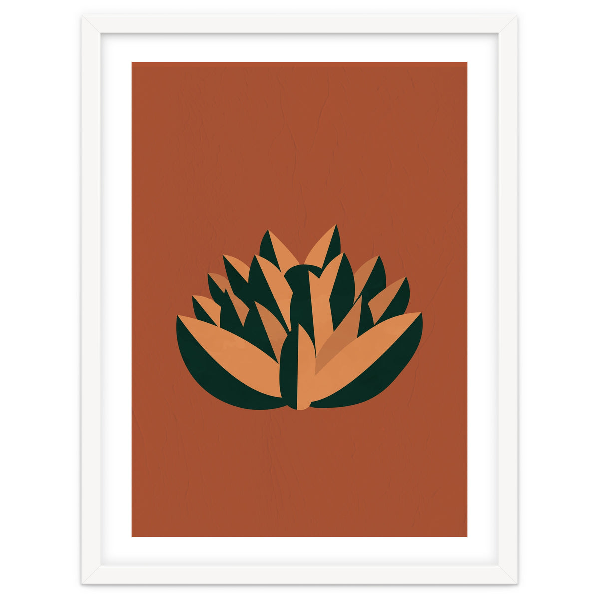 Bohemian Terracotta Flower