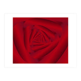 Rose Flower Swirl Art (Print Only) thumbnail