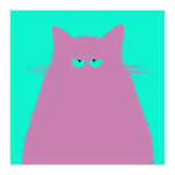 Lilac Cat  (Print Only) thumbnail
