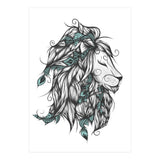 Poetic Lion Turquoise (Print Only) thumbnail