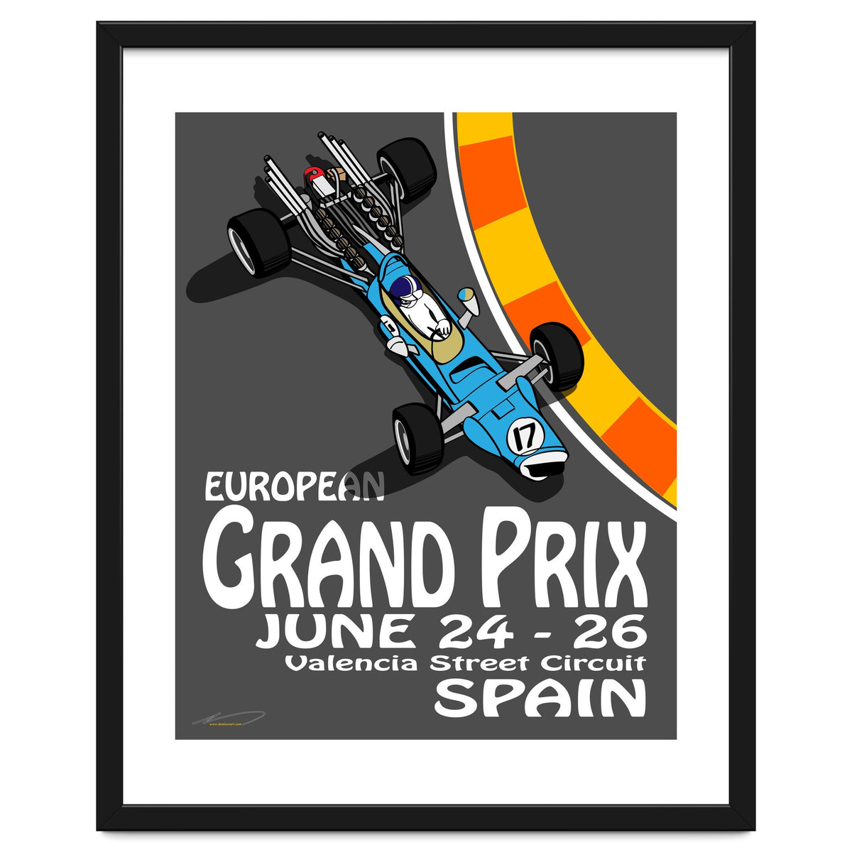 European Grand Prix poster