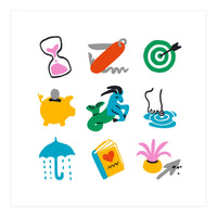 Capricorn Emoji (Print Only)