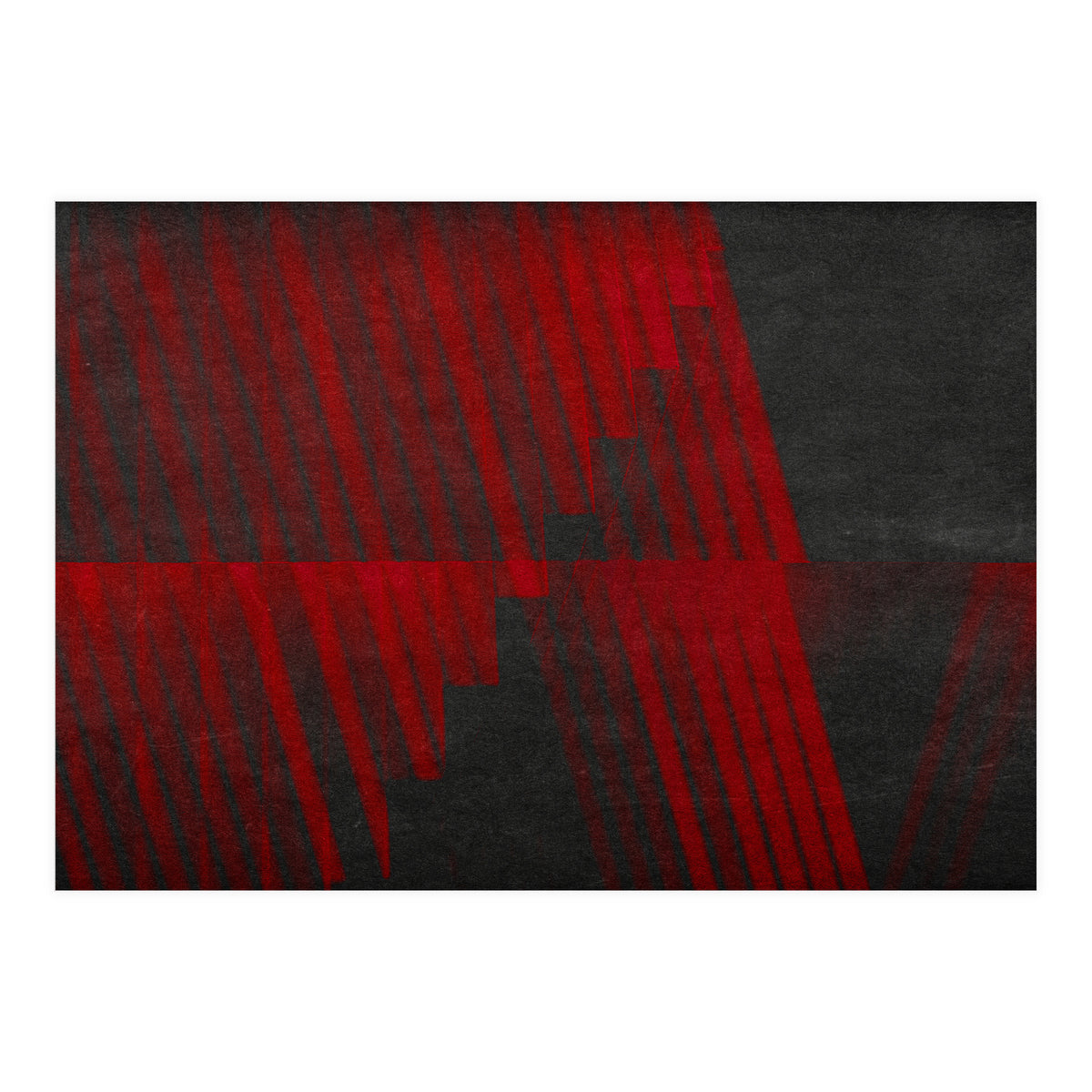 Rojo Y Gris 3 (Print Only)