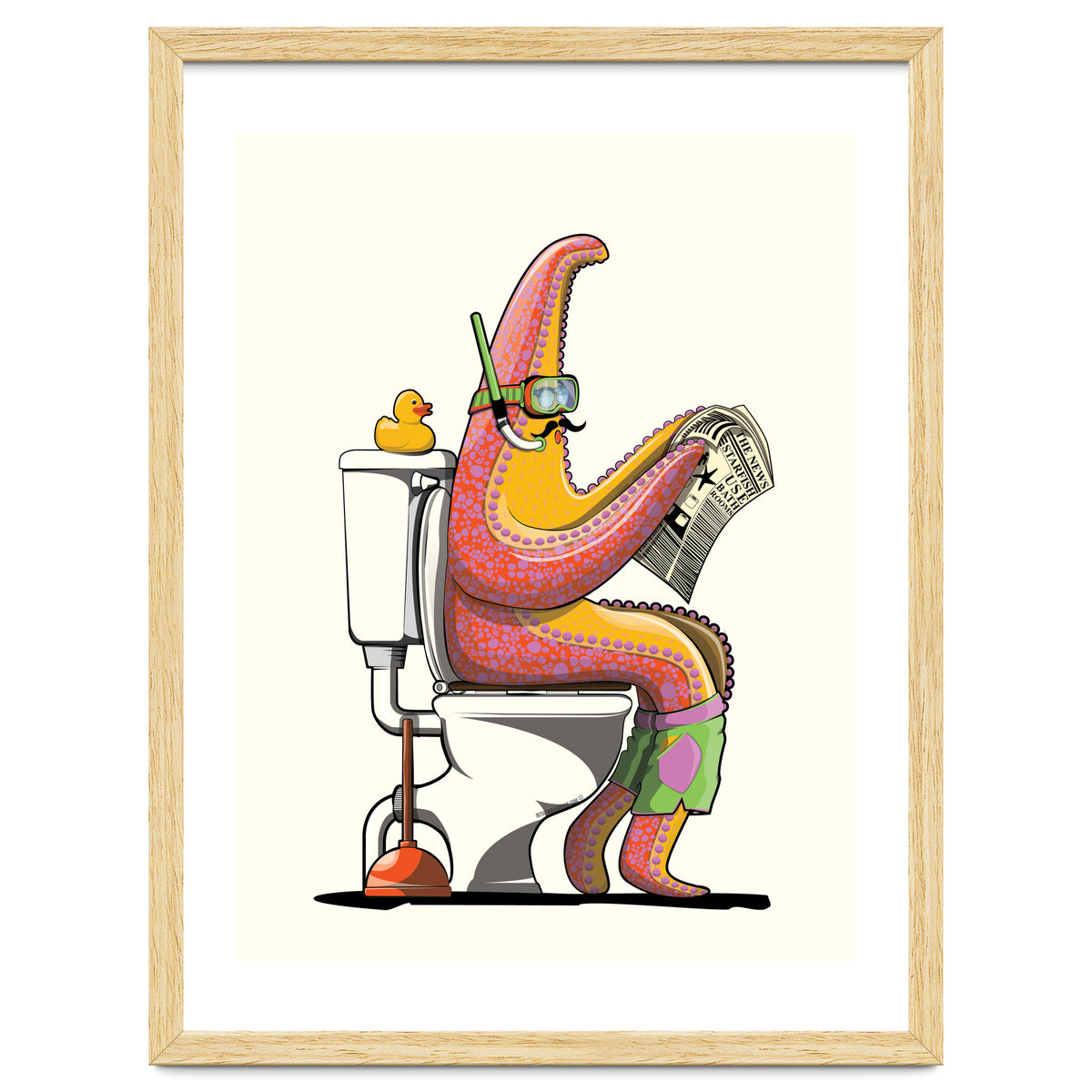 Starfish on the Toilet