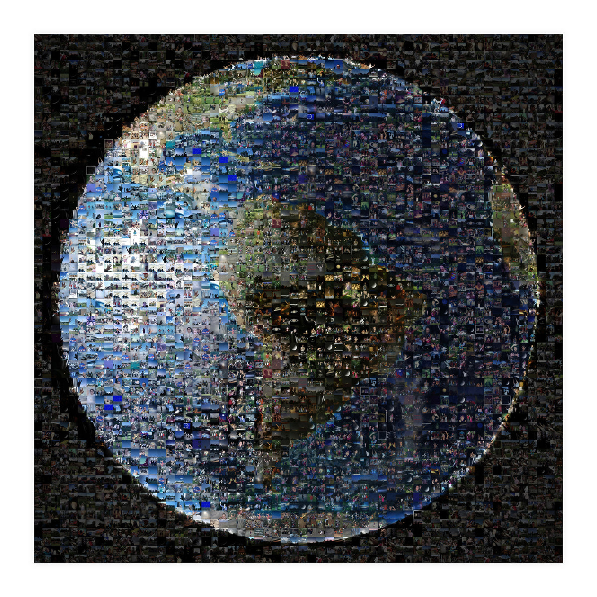 Collage of Earth (Print Only)