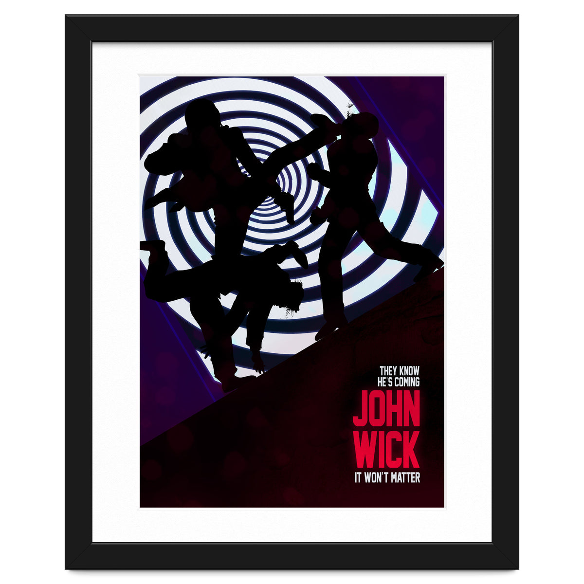 John Wick Minimal Movie Poster