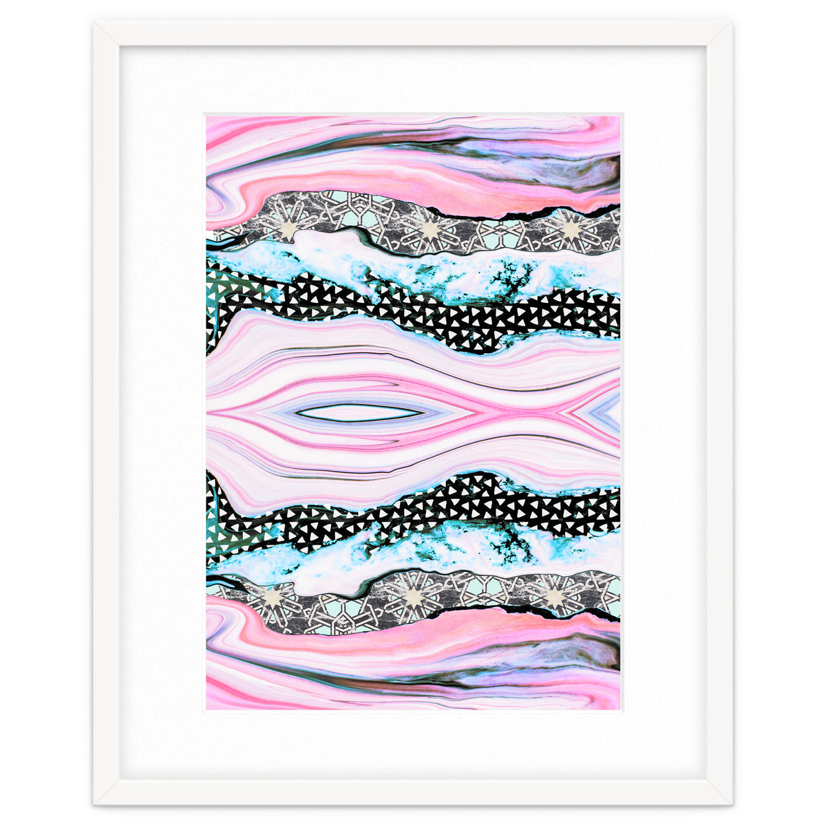 Abstract shapes of marble and patterns