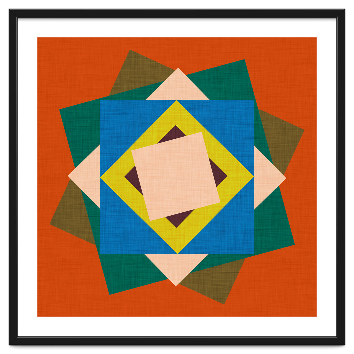Kilim Floral Orange
