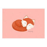 Sleepy Fox (Print Only) thumbnail