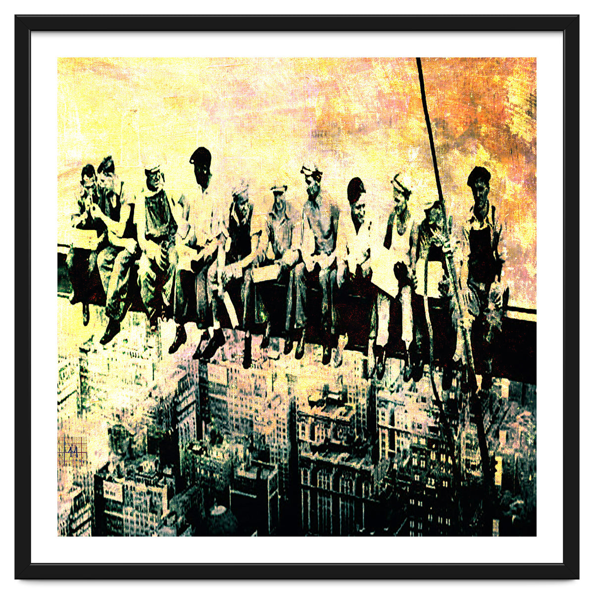 Rereading Lunch Atop A Skyscraper