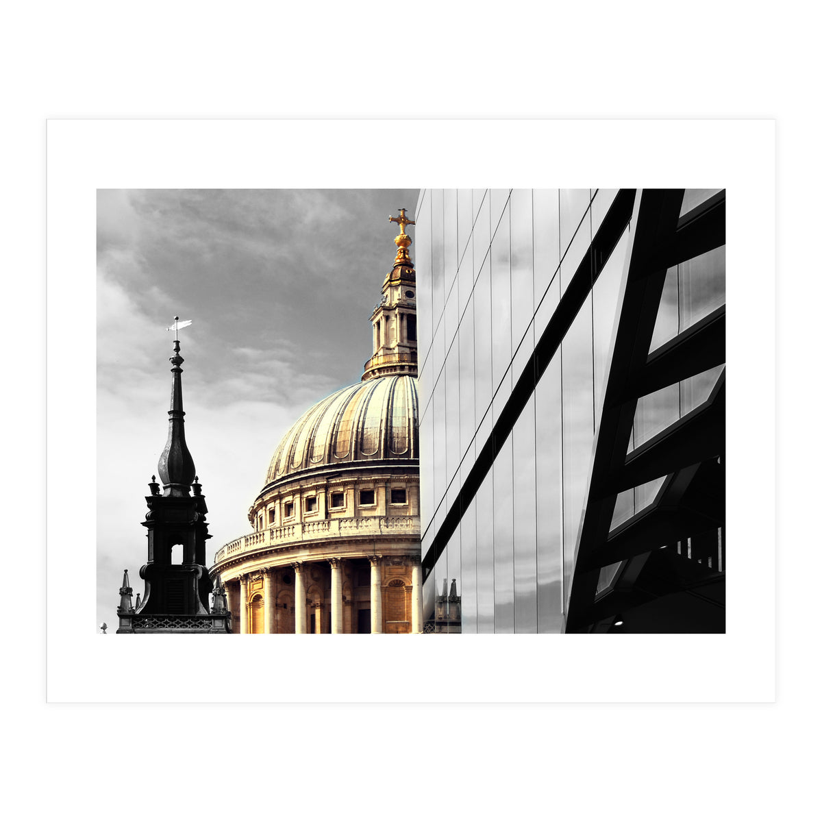 St Paul's London Reflection (Print Only)