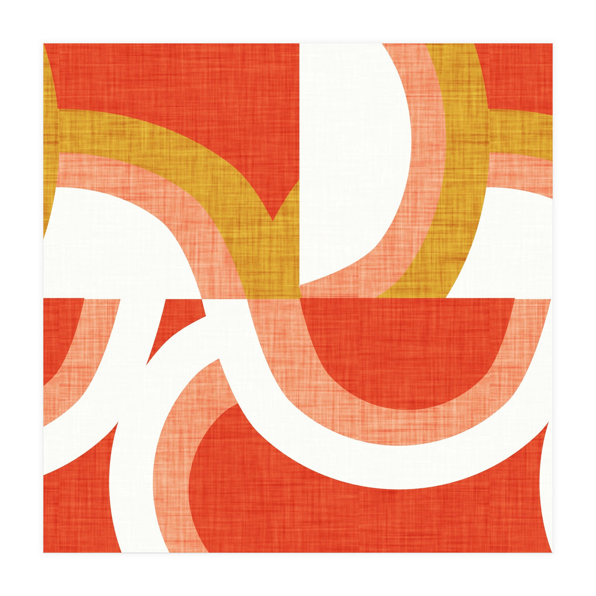 New Mid Mod Freeway Orange  (Print Only)