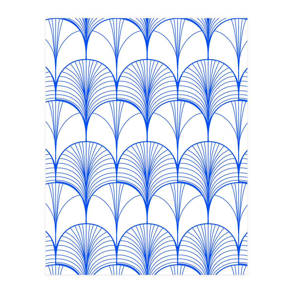 Art Deco Blue (Print Only)