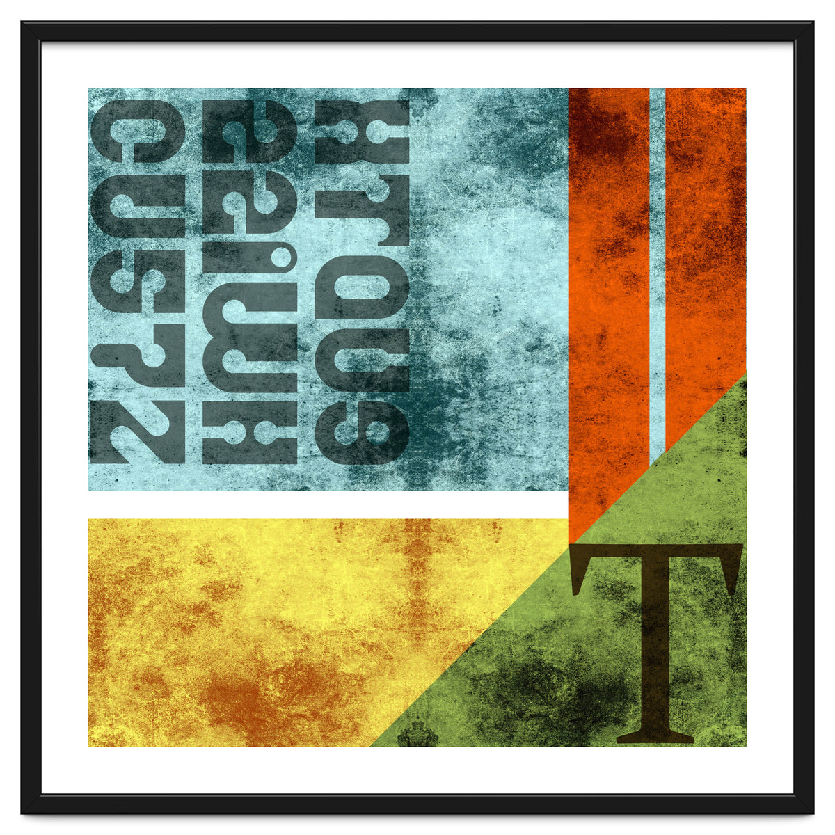 Abstract Industrial Rgby