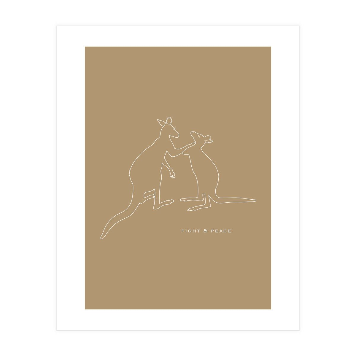 FIGHT &PEACE  (Print Only)