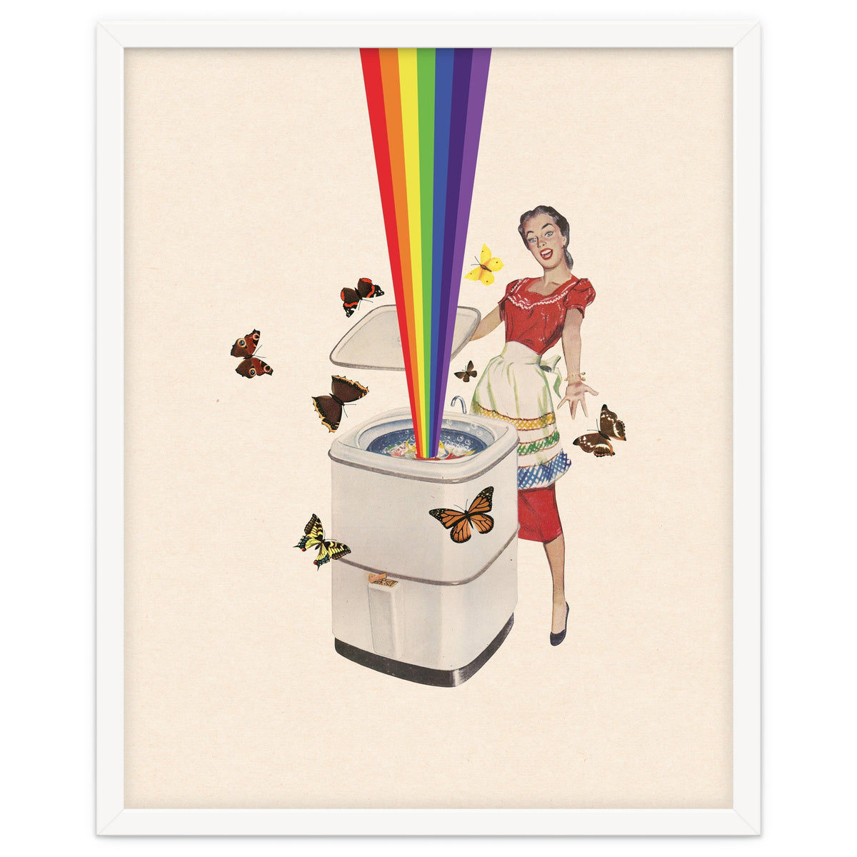 Rainbow Washing Machine
