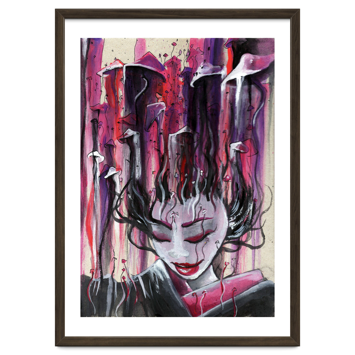 Geisha in Mushrooms: The Surrealistic Concubine