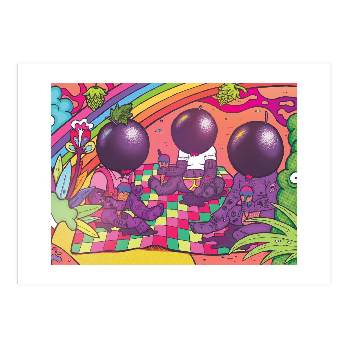 Blackcurrant Sor-Bae Fruited Sour Beer 4.5% Abbeydale x ORA Brewery (Print Only)