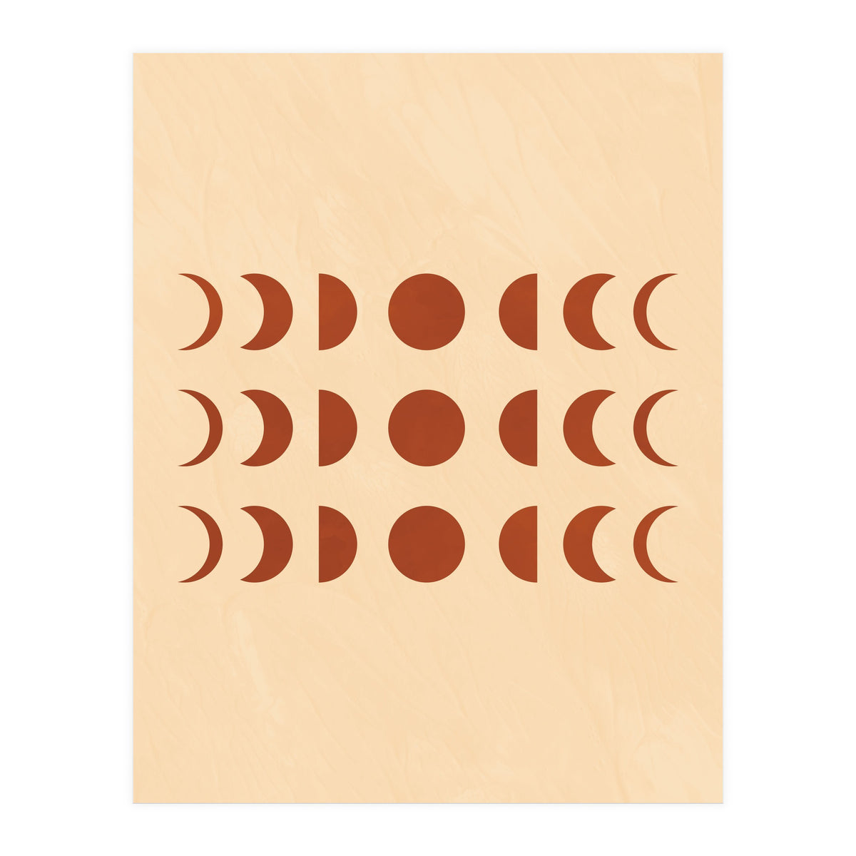 Lunar Eclipse Moon Phases II (Print Only)