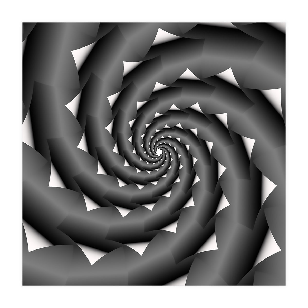 3D Abstract Spiral Design ART (Print Only)