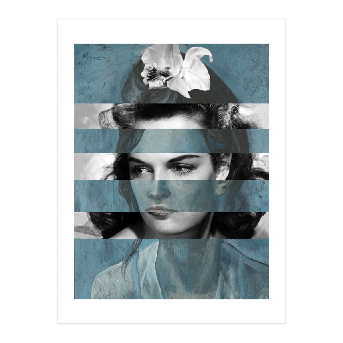 Picassos Woman With An Helmet (Print Only)